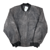 Kurtka Zamszowa Szara Bomberka (xl)
